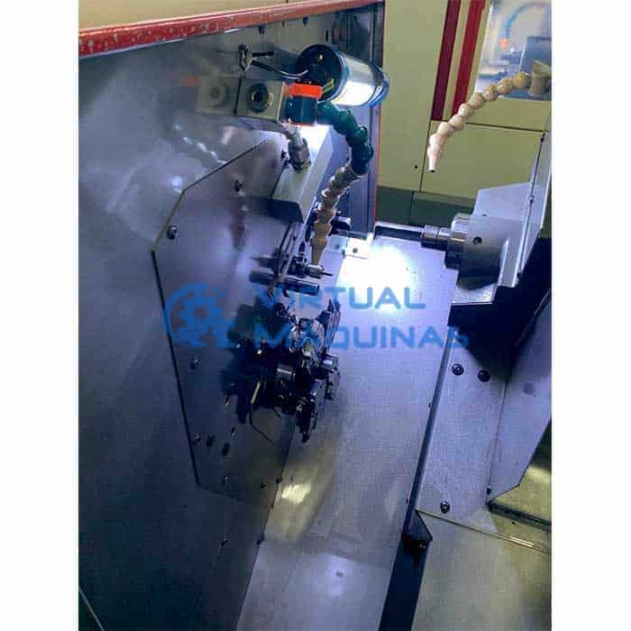 Torno Cnc Cabeçote Móvel Tipo Suíço Traub Modelo Tnl 12/7