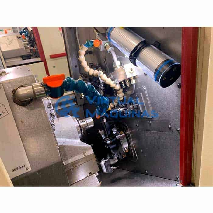 Torno Cnc Cabeçote Móvel Tipo Suíço Traub Tnl 12/7 Ano 2001