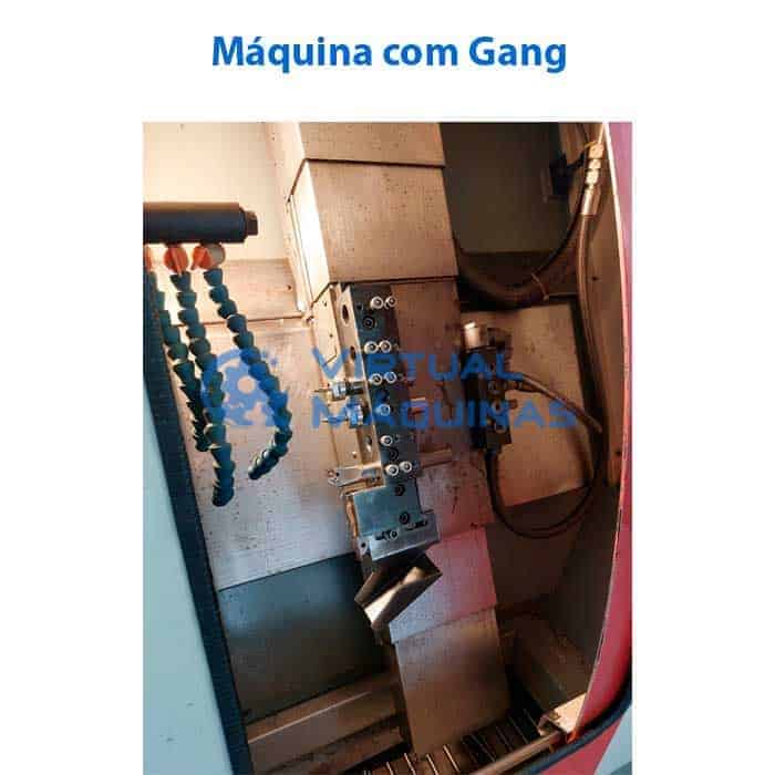 Torno Cnc Ergomat Tng 42 Com Pinça E Gang Pouco Uso