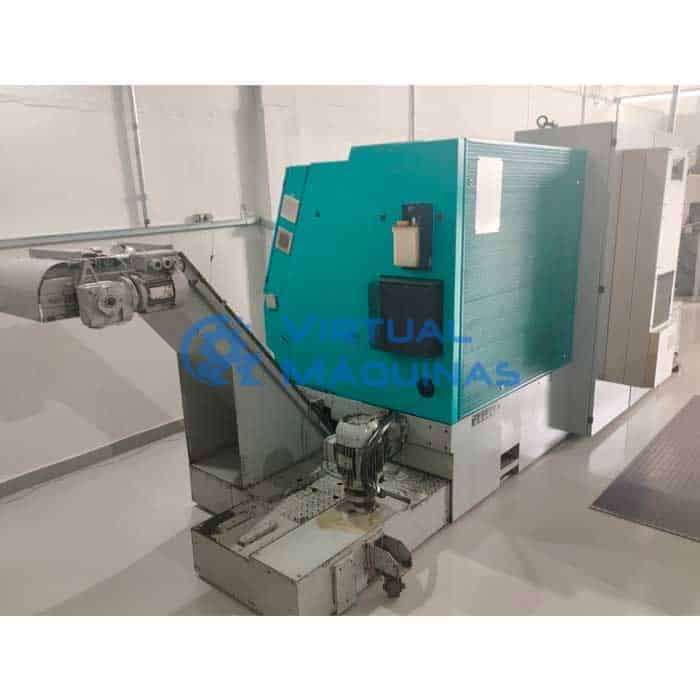 Torno Cnc Marca Index Abc Com Sub Spindle E Ferram. Acionada