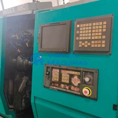 Torno Cnc Marca Index Abc Com Sub Spindle E Ferram. Acionada Virtual Máquinas Operatrizes CNC e Convencionais, novas e usadas. Centro de Usinagem, Fresadora CNC, Torno CNC e Equipamentos.