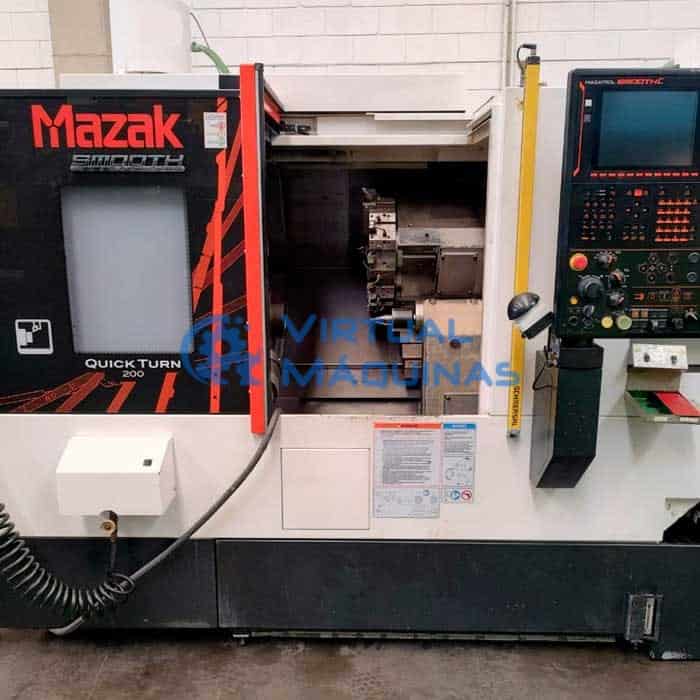 Torno Cnc Marca Mazak Modelo Quick Turn 200 2013 E 2019