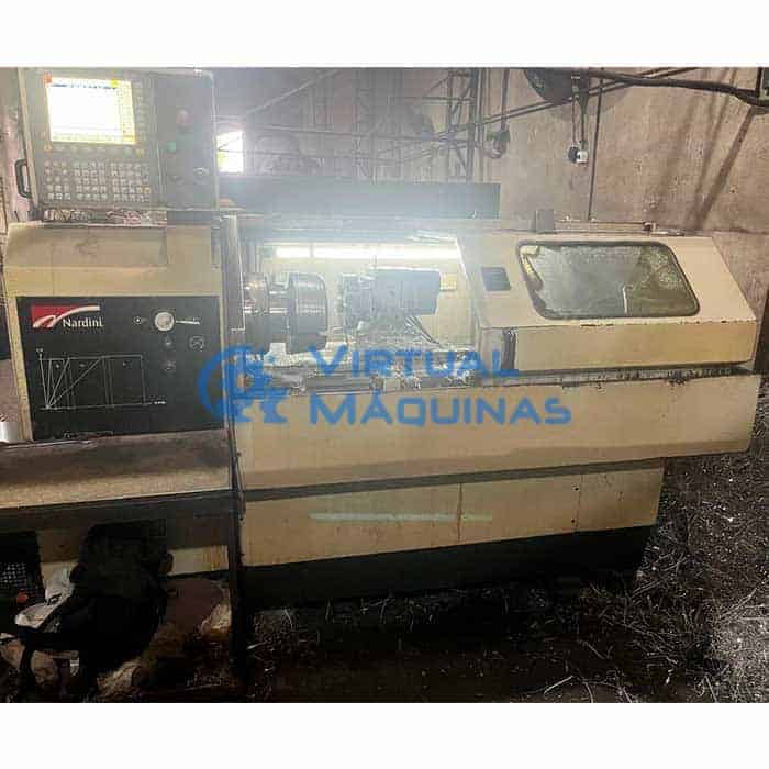 Torno Cnc Marca Nardini Modelo Logic 195 Ano 2013 1.000 Mm