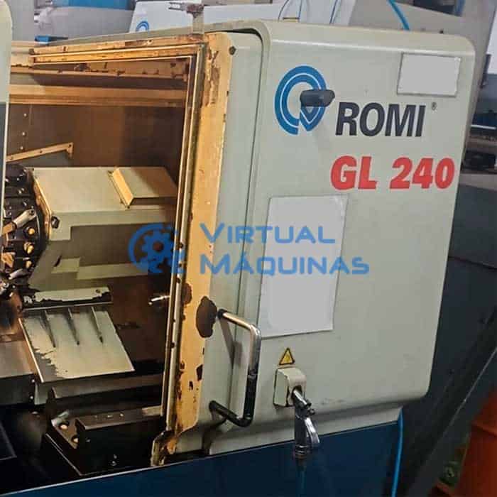 Torno Cnc Marca Romi Gl240 (diâm X Comp) 300 X 400 Mm