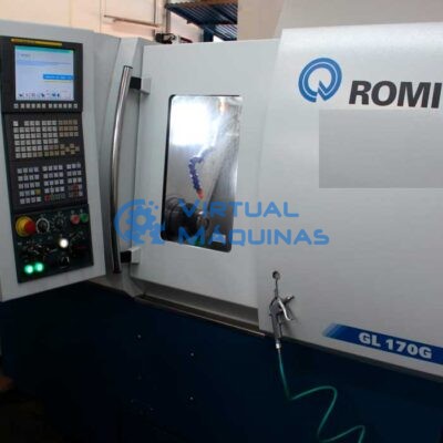 Torno Cnc Marca Romi Modelo Gl170g Com Pinça E Gang Ano 2021 Virtual Máquinas Operatrizes CNC e Convencionais, novas e usadas. Centro de Usinagem, Fresadora CNC, Torno CNC e Equipamentos.