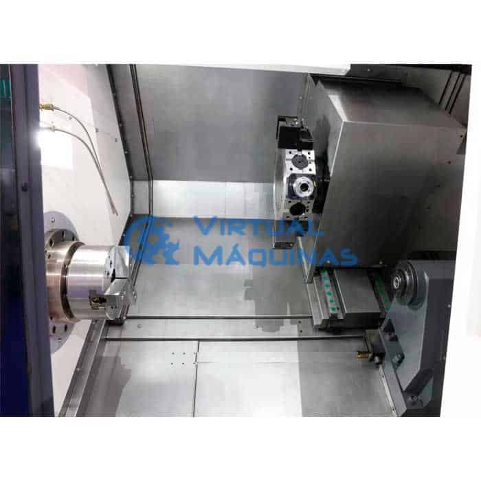 Torno Cnc Mod. Dt500e Com 04 Eixos (xzyc) E Ferramenta Acionada