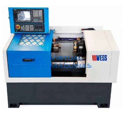 Torno Cnc Modelo Ck 300 Compacto E Econômico Com Guias Lineares Virtual Máquinas Operatrizes CNC e Convencionais, novas e usadas. Centro de Usinagem, Fresadora CNC, Torno CNC e Equipamentos.