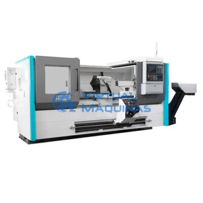 Torno Cnc Modelo Vm100 Plus (diâm X Comp) 500 X 1000 Mm Virtual Máquinas Operatrizes CNC e Convencionais, novas e usadas. Centro de Usinagem, Fresadora CNC, Torno CNC e Equipamentos.