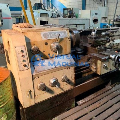 Torno Mecânico Marca Clever L 2680 (diâm X Comp) 660 X 2000 Mm Virtual Máquinas Operatrizes CNC e Convencionais, novas e usadas. Centro de Usinagem, Fresadora CNC, Torno CNC e Equipamentos.