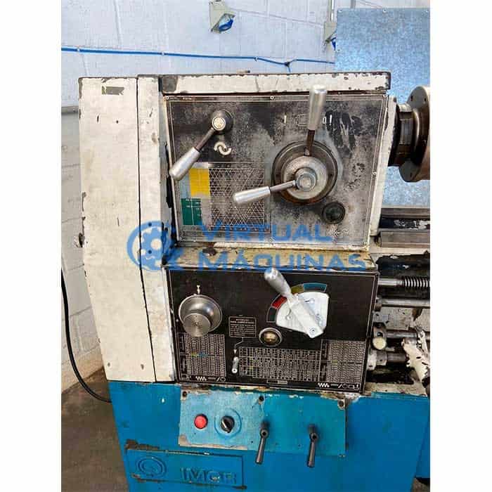 Torno Mecânico Marca Imor Modelo P 400 Ii Placa De 8″