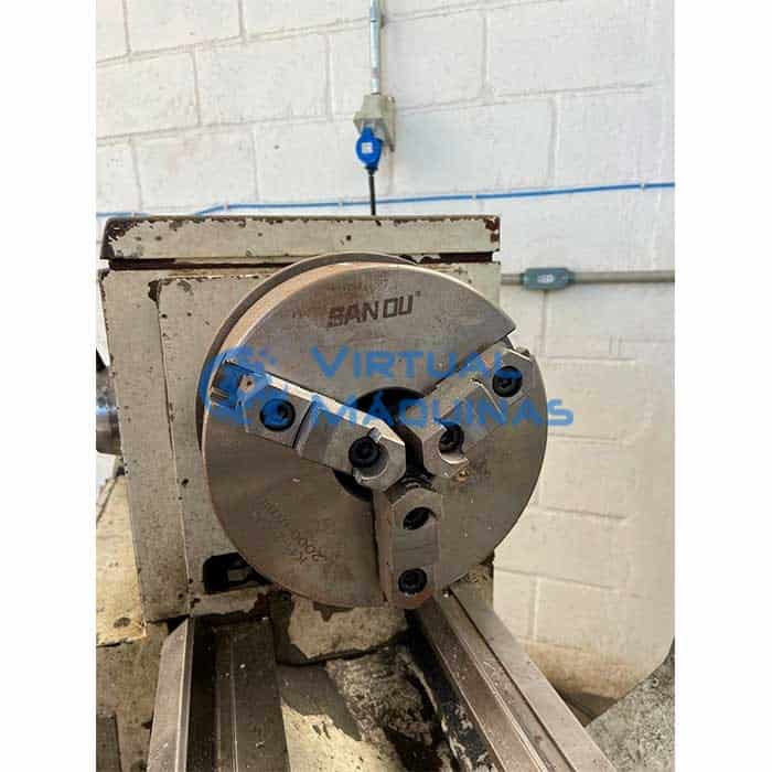Torno Mecânico Marca Imor Modelo P 400 Ii Placa De 8″