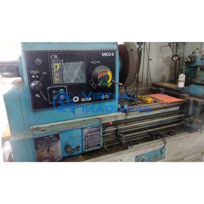 Torno Mecânico Marca Romi Mkd Ii (diâm X Comp) 1000 X 1000 Mm