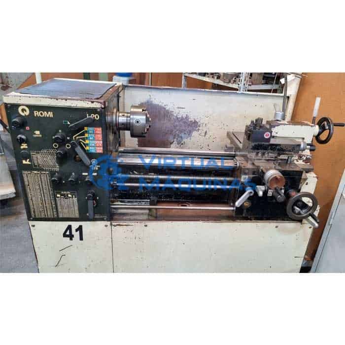 Torno Mecânico Marca Romi Modelo I 20 (Ø X Comp) 500 X 325 Mm