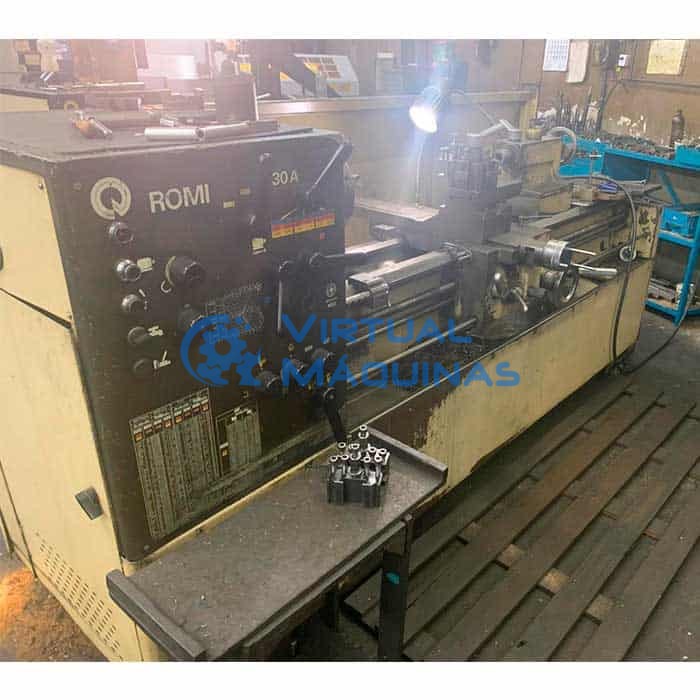 Torno Mecânico Marca Romi Modelo I30a 1500 Mm Entre Pontas