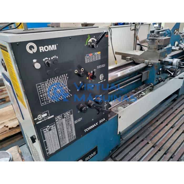 Torno Mecânico Marca Romi Modelo Tormax 30a 1500 X 520 Mm