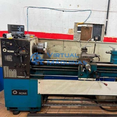 Torno Mecânico Marca Romi Tormax 20a (Ø X Comp) 400 X 1500 Mm Virtual Máquinas Operatrizes CNC e Convencionais, novas e usadas. Centro de Usinagem, Fresadora CNC, Torno CNC e Equipamentos.