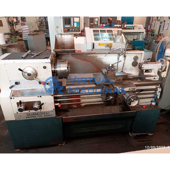 Torno Mecânico Modelo C6240d (diâm X Comp) 400 X 1000 Mm