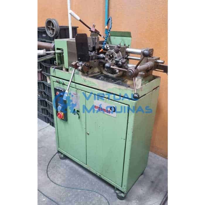 Torno Revólver Marca Ergomat Modelo Thr 26 Até Barras De 26 Mm