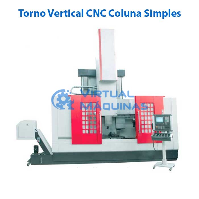 Torno Vertical Cnc 01 E 02 Colunas Ø De 1250 Até 16200 Mm