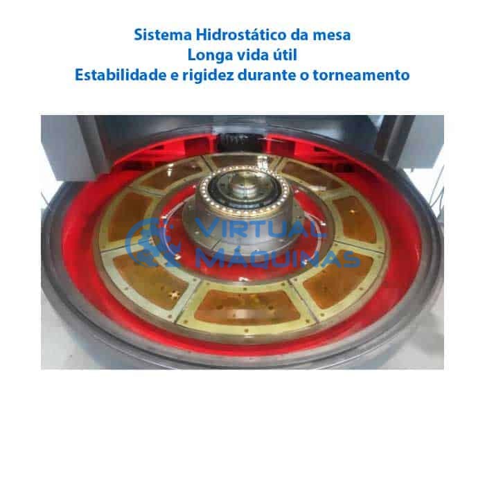 Torno Vertical Cnc Modelo 5123 Com Diâmetro Torneável De 2300 Mm