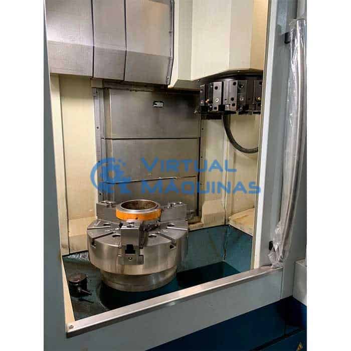 Torno Vertical Cnc Romi Vtl 700 Ano 2021 Até Diâmetro 700 Mm