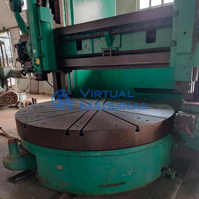 Torno Vertical Com Diâmetro De Passagem 2500 Mm