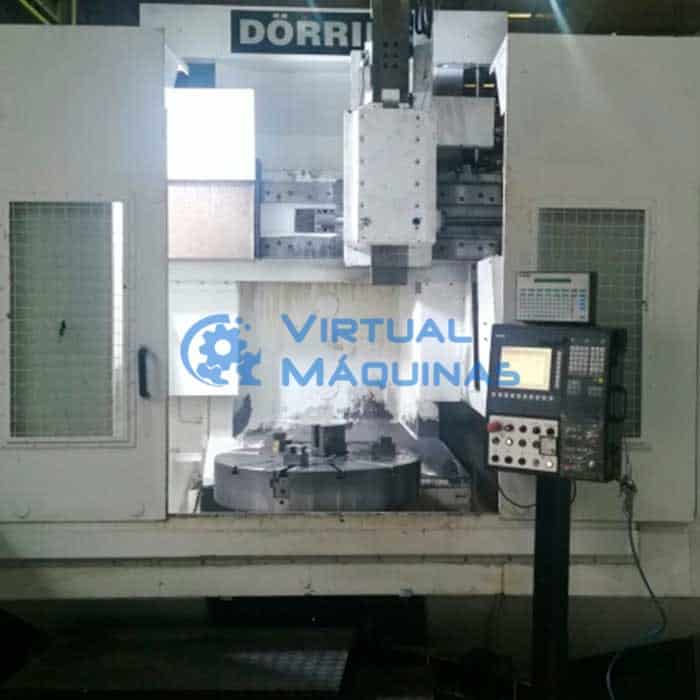 Torno Vertical Marca Dorries Modelo Vce 100 Diâmetro 1000 Mm