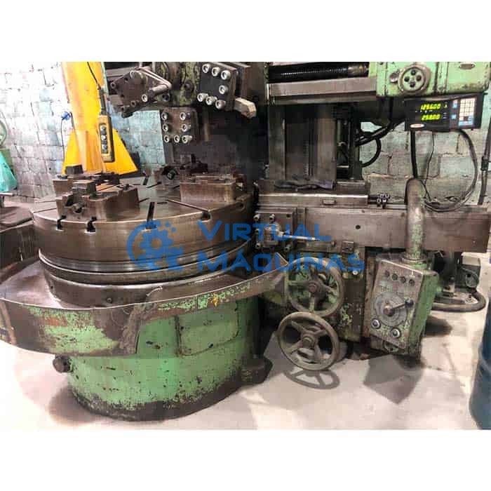 Torno Vertical Marca Kna (polônia) Diâmetro De 1400 Mm